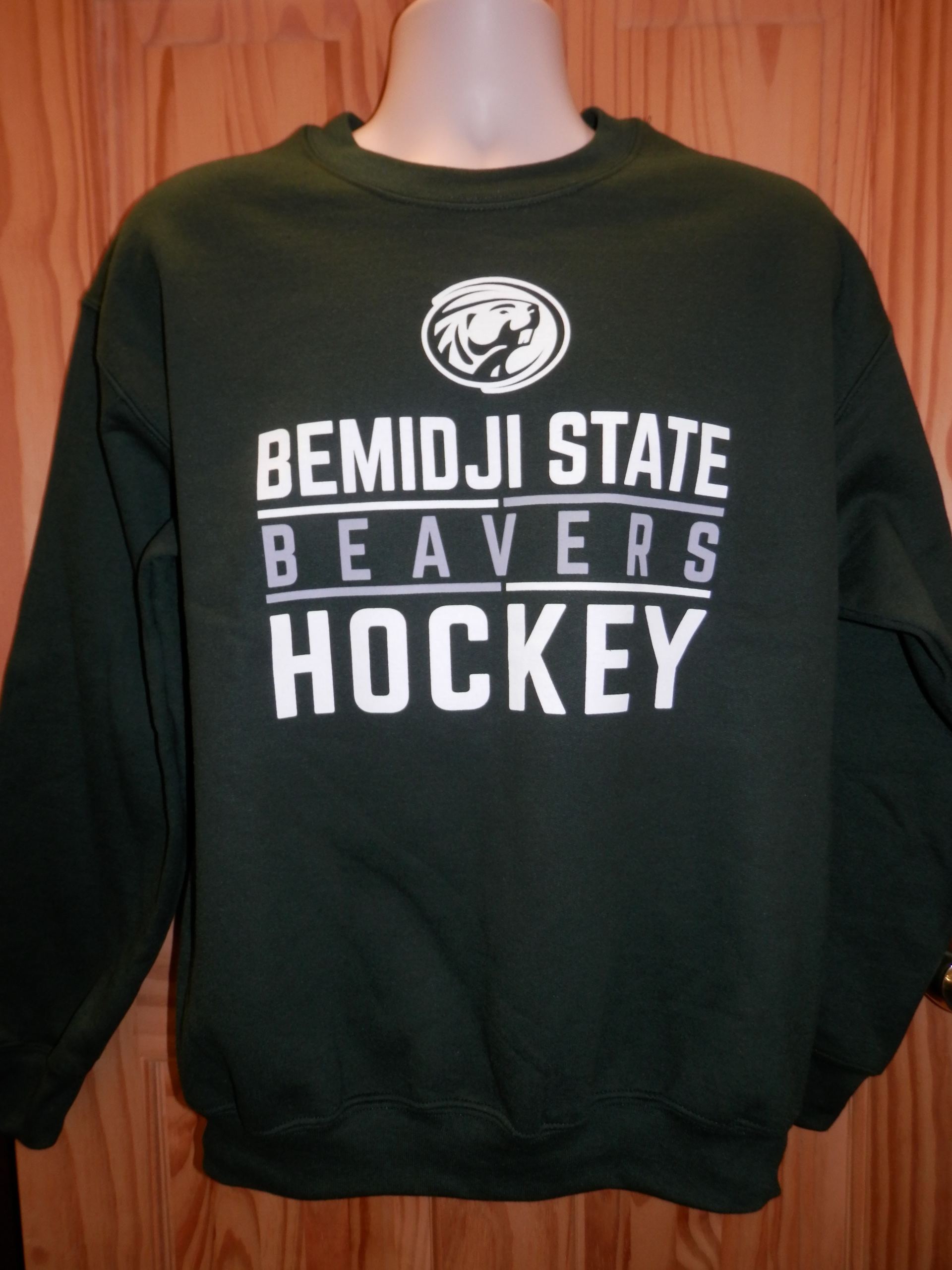 Bemidji State Beaver Hockey Crewneck Sweatshirt